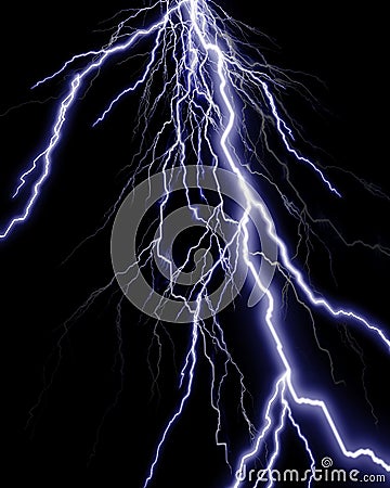 Lightning flash Stock Photo