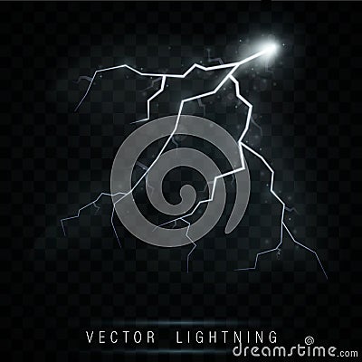 Lightning flash bolt Vector Illustration