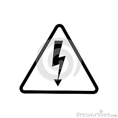 Lightning icon vector. levin illustration sign. power symbol. weather logo. Vector Illustration