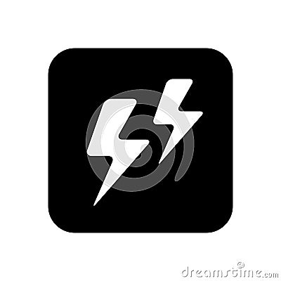 Lightning icon vector. levin illustration sign. power symbol. weather logo. Vector Illustration
