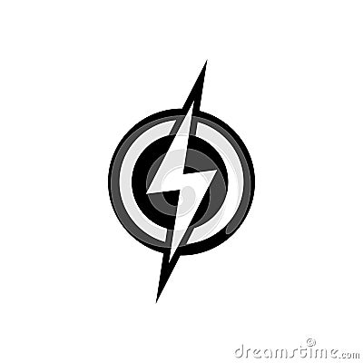 Lightning icon vector. levin illustration sign. power symbol. weather logo. Vector Illustration