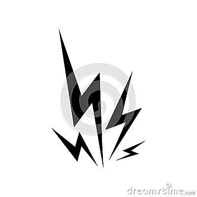 Lightning icon vector. levin illustration sign. power symbol. weather logo. Vector Illustration