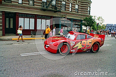 Lightning McQueen - Disney Pixar Cars Editorial Stock Photo