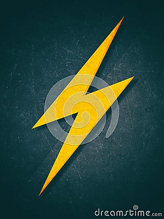 Lightning Sign Stock Photo