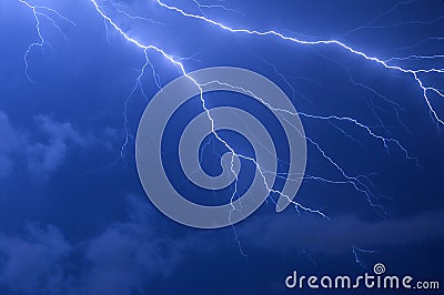 Lightning Strike Stock Photo