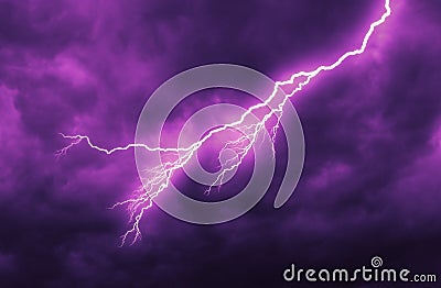 Lightning Strike Stock Photo