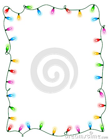 Lights border Vector Illustration