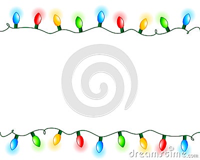 Lights border Vector Illustration