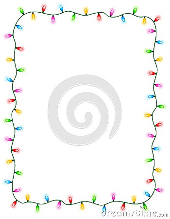 Lights border Vector Illustration