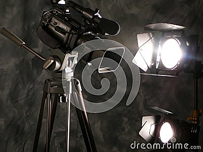 Lights, Camera, Action! Stock Photo