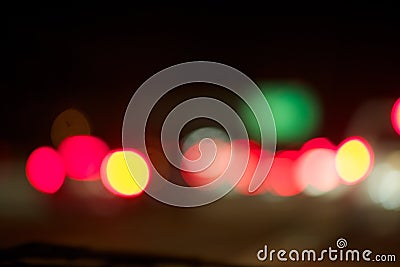 Lights of the 405 Freeway Stock Photo