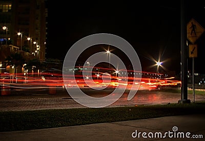 Lights in San Juan Stock Photo