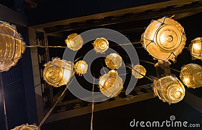 the lights are very warm Editorial Stock Photo