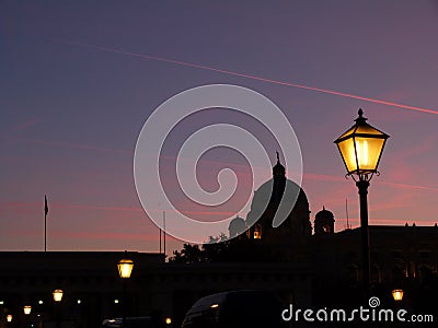 Lights in Vienna Stock Photo