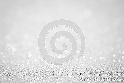 Lights on white silver background abstract beautiful blink light Stock Photo