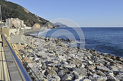 Ligurian Sea Stock Photo