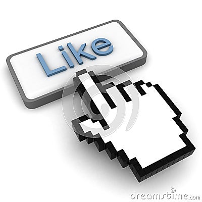 Like Button Stock Photo