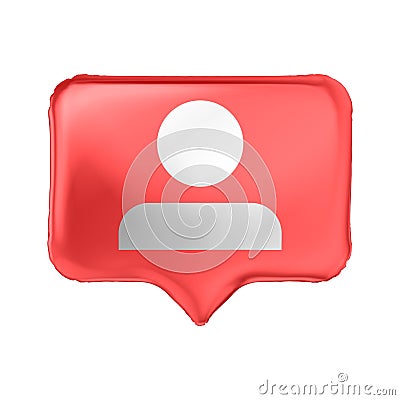 Like youtube rendering background design 3d Stock Photo