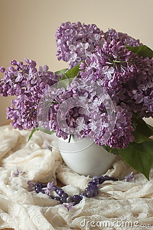 Lilac Amethyst symbol photography Stock Photo