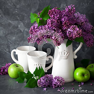 Lilac Bouquet Stock Photo