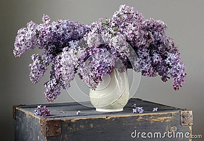 Lilac bouquet Stock Photo