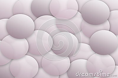 Lilac grey transparent circles background Cartoon Illustration