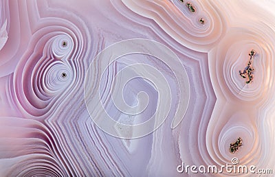 Lilac and yellow complex agate macro photo Stock Photo