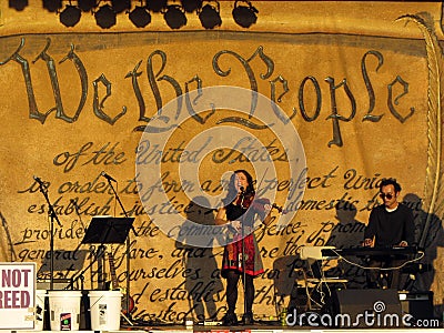 Lili Haydn on Stage Editorial Stock Photo