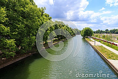 Lille canal Stock Photo