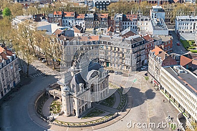 Lille, aerial view Stock Photo