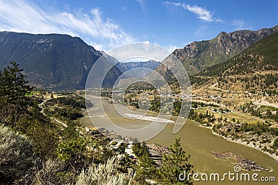 Lillooet British Columbia Canada Fraser River Stock Photo