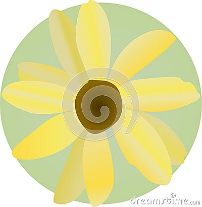 Lilly yellow flower Stock Photo