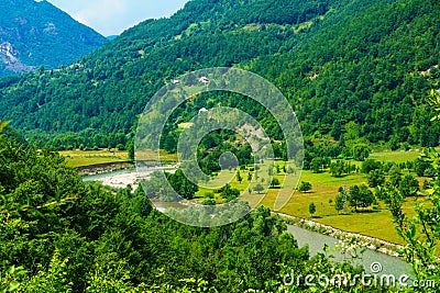 Lim River landscape Stock Photo