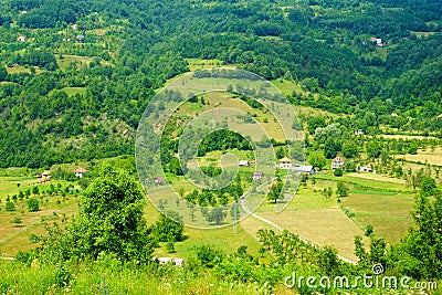 Lim River landscape Stock Photo