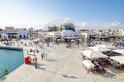 Limassol Marina, Cyprus Editorial Stock Photo