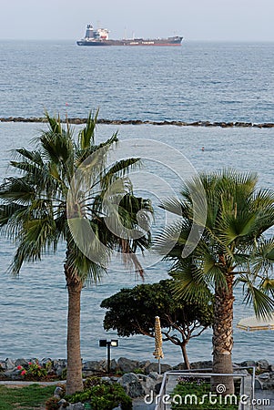 Limassol Seafront Stock Photo