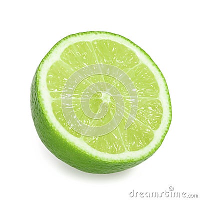 Lime isolated Stock Photo