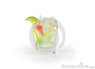 Lime Lemon Drink Stock Photo