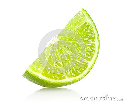 Lime slice Stock Photo