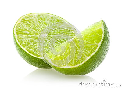 Lime slices Stock Photo