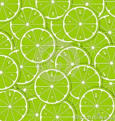 Lime slices Vector Illustration