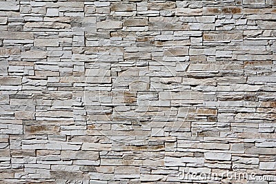 Lime Stone Wall Stock Photo