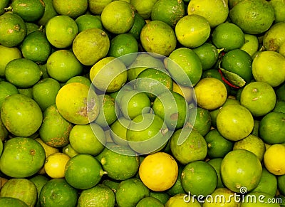 Fresh limes Stock Photo