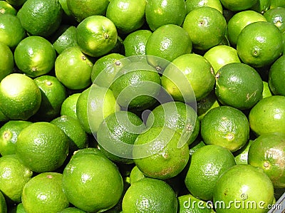 Limes Closeup Stock Photo