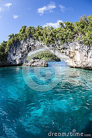 Limestone Archway Stock Photo