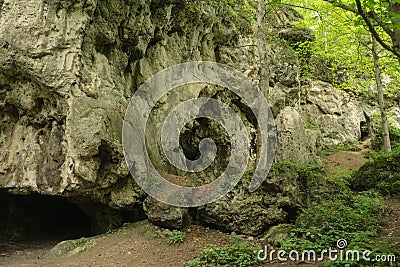 Limestone Caves Stock Photo