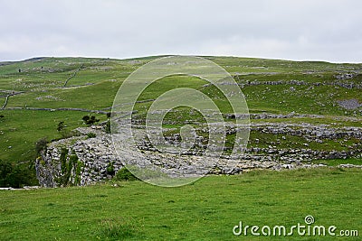 Limestone Pavement at Malham Cove, Malhamdale, Yorkshire Dales, England, UK Stock Photo