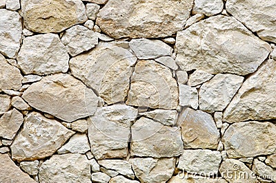 Limestone Rockwall Stock Photo