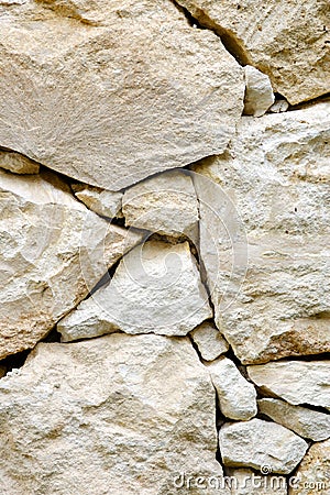 Limestone Rockwall Stock Photo
