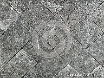 Limestone square tile arranged diagonally with rough texture Stock Photo